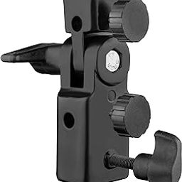 Osaka® Pro Metal Sungun Adaptor Shoe Mount with Dual Umbrella Holding Socket Heavy Duty Unbreakable for Camera Flashes, Speedlite, LED Video Light Photography & Videography-image-86