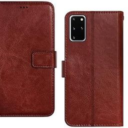 Pinaaki Enterprises Samsung Galaxy S20 Plus Flip Case | Premium Leather Finish | with Card Pockets | Wallet Stand |Complete Protection Flip Cover for Samsung Galaxy S20 Plus - Tan Brown-image-21