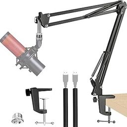 Quadcast 2 Microphone Arm - Microphone Holder with Cable Tie Mounting for Quadcast 2 Condenser Microphone Boom Arm for Quadcast 2-19