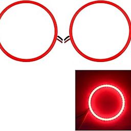 SORAX Angel Eyes Ring Light for Headlight Compatible with Yamaha R15 Model Bikes (Pack of 2) (RED)-13