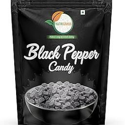 NUTRIGRASS Black Pepper Candy / Kali Mirch Candy 1.8 kg | Chatpata Masala Toffee | Sweet and Juicy Masala Goli | Hard Black Candy | Digestive Masala Goli-51