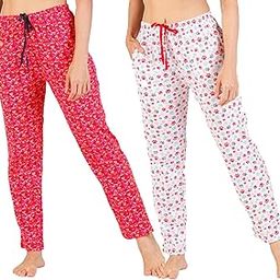 Women's Viscose Liva Printed Pajama, (Pack of 2 Combo) Our Most Comfortable, Super Soft, Loungewear, Nightwear, Pyjama, PJ (Colour Options Available, Size S to 2XL)-picture-10