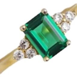 Adjustable Panchdhatu Emerald Ring For Men & Women पन्ना रत्न ओरिजिनल रिंग Panna Stone Original Certified Ring Panchratna Ki Anguthi With Huge Shining & Beautiful Green Color-image-9