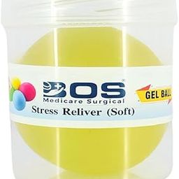 BOS MEDICARE SURGICAL Stress Relief Gel Ball – Extra Soft Silicone Therapy Ball for Hand Exercise, Grip Strength, Wrist & Finger Pain Relief – Universal Size-image-26