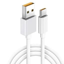 Realme Original 80W Dart USB C Charging Data Cable for Realme 12/12 Pro Plus/11 Pro Plus/11 Pro/10 Pro+/9 Pro/8/7/Narzo 60 Pro/50 Pro/30/20/C21 | Support 45W SuperDart Also Quick Mobile Charge, White-25