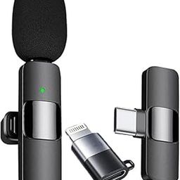 HUMBLE 2 in 1 Wireless Dynamic Lapel Collar Mic Voice Recording Filter Microphone with Receiver Compatible with Apple and All Type-C Mobile Phones for Live Shows, Interview & Vlog Short Video-27