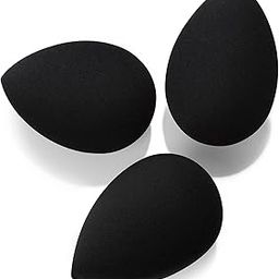 Larbois 3-Pack Beauty Blender Foundation Blending Egg Sponge, Professional Beauty Makeup Sponge Set for Dry & Wet Use (Black)-picture-50