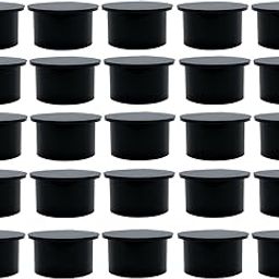 Poolzilla 25 Pack Black Pool Safety Fence Hole Cover | Deck and Patio Safety Ground Caps-picture-22