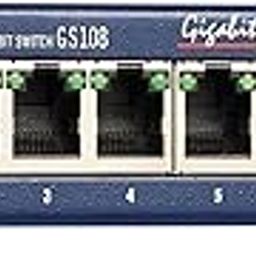 NETGEAR GS108 8-Port Gigabit Ethernet Network Switch | Lifetime Next Business Day Replacement | Sturdy Metal | Desktop | Plug-and-Play | Unmanaged-10