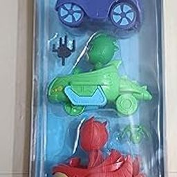 Fortune Pearl Superhero Action Figure Set, Character Toys for Kids Action Hero Cartoon pj mask car Toy Figure for Kids Free Wheel Cars Set 3+ Years, Multicolour-11