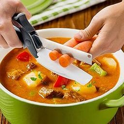 Saule 2 in 1 Vegetable Clever Cutter - Kitchen Knife And Chopping Board chopper for kitchen-16