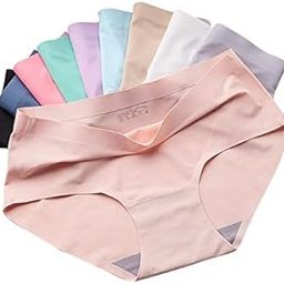 PUCHUZ Women's Invisible Seamless Mid Rise Panties No Show Laser Cut Hipster Brief Underwear, Pack of 2(Assorted Colour) (Size-S to L)-image-23