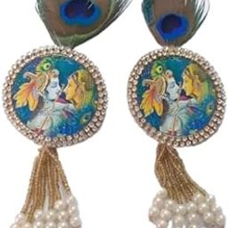 Radha krishna barat swagat pins Stylish and Fancy Sherwani Wedding Blazer Brooch Baraati-picture-41