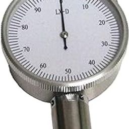 Manioiity LX-D-2 Dual Pointer Hardness Tester Durometer for Hard Rubber Hardened Resin Acryl Plexiglas Thermos Plastic Rubber Printing Plate Fibred-10