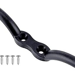 CLUB BOLLYWOOD®Marine Grade Nylon Flagpole Rope Cleat w/Hardware Mount Screw 152mm|Sporting Goods | Water Sports | Kayaking, Canoeing & Rafting |1 Piece Nylon Black Rope Cleat-image-46