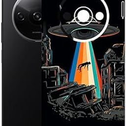 AtOdds Mobile Skin Sticker Wrap | Compatible for REDMI A3X | Scratchproof Matte Finish | Full Coverage for All Sides & Camera Protection (Alien Invade)-3