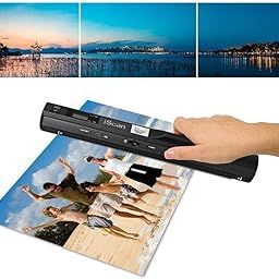 Microware Handheld Magic Wand Portable Scanner Kit for Document and Image, OCR Software, JPG/PDF, 900DPI, Color/Mono-9
