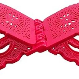 Jambo 1st Rehal Classic – 15-Inch Durable Plastic Book Stand (Red) | Foldable & Elegant | Perfect for Quran, Gita, Bible-image-13