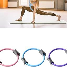 bnf® Pilates Ring Elasticity Home Pilates Equipment Workout Training Fitness Ring Pink Sporting Goods | Fitness, Running & Yoga | Yoga & Pilates | Pilates Rings-image-16