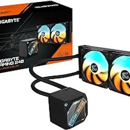 GIGABYTE GME 240 AIO Liquid CPU Cooler | 240mm Radiator | Dual ARGB Fans | Anti-Leak Design | Silent Performance | Intel & AMD Compatible | Braided Tubes | Black Edition-image-22