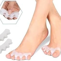 Toe Separator Toe Spacers for Feet, Premium Bunion Corrector for Women & Men, Hammer Toe Straightener, Comfortable and Durable Toe Separators for Overlapping Toes(1Pair)-28