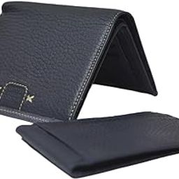 Premium Genuine Leather Slim Wallet for Men – Rich Blue Bifold | Minimalist & Stylish Design |-image-25