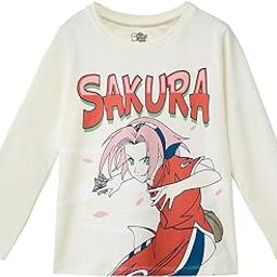 Naruto: Sakura Womens and Girls Regular Fit Full Sleeve Graphic Printed Cotton Beige Color T-Shirt-picture-14