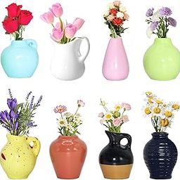 8Pcs Sip & Stick Fridge Magnets Set of 3D Decorative Attractive，Vase Cute Planter for Refrigerator and Whiteboard, Functional Home Accessories for Birthday and Special Occasions-image-75