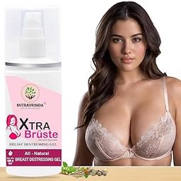 MITRAVRINDA Xtra Bruste Gel Destressing Gel for Women - With Hyaluronic Acid and Vitamin E | Body Massage Gel -100 g-17