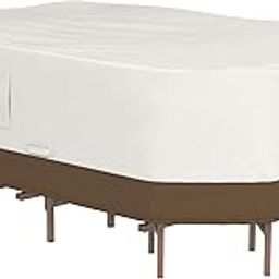 AmazonBasics Rectangular/Oval Table and Chair Set Patio Cover - X-Large-46