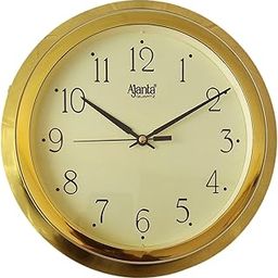 Ajanta Plastic Analog Wall Clock (247 cm x 247 cm x 32 cm, Ivory), Abstract-picture-23