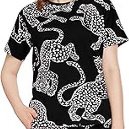 Hosiery Cotton Night Suit For Women's Leopard Printed Cotton Night Dress Of Pajama Set 5743-image-32