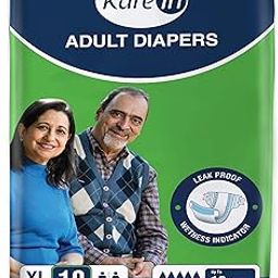 KareIn Classic Adult Diapers, Extra Large, Waist Size 127-165 Cm (50"-65"), 10 Count, Tape Style, Unisex, High Absorbency, Leak Proof, Wetness Indicator-image-34