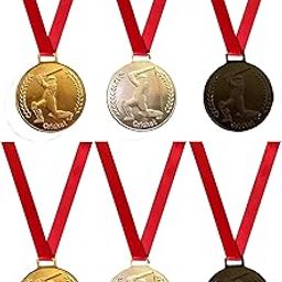 Be Win Cricket Medal for Man of The Match, Best Batsmans, Best Bowlers, Best Man of The Series & All Events of Cricket(Gold-2, Silver-2, Brown-2 Medals & Tag)-image-9