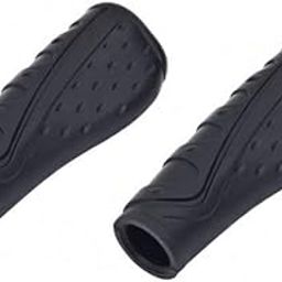 ShreNik Bicycle Handlebar Grip Set Non Toxic Soft Rubber Anti-Slip Standard Size Cycle Handle Grip (11.5 cm)-image-3