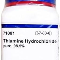 SRL Thiamine Hydrochloride pure, 98.5%, 25Gm Powder,CAS : 67-03-8, Molecular Formula : C12H17N4OSCl.HCl, Storage: Room Temperature, Shelf Life: 60 Months for laboratory use only-15