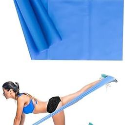 Yoga Band | Resistance Exercise Band for Training Latex-Free Anti-Allergic & Tear-Resistant TheraBand for Exercise, Stretching, Workout & Physiotherapy (Multicolor)-picture-27
