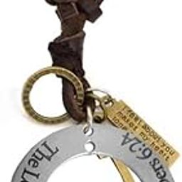 Religious Christian Necklace,Leather, Stainless Steel Custom Christ Bible Verse Scripture Quote Necklace Lords Prayer Pendant Jewelry for Baptism-image-19