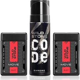 Wild Stone 18ml Blast Pocket Perfume and 120ml Code Chrome Body Perfume Combo for Men (Pack of 3)-image-15