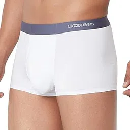underjeans Men's Cotton Blend Regular Fit Solid Trunk-picture-3