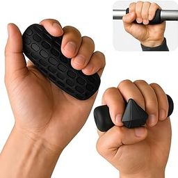 SQUAREFIT Gym Hand Grip–Anti-Slip Hand Grips for Gym, Rubber Grip Pads for Strength Training, Dumbbells, Workouts–Ergonomic Fingerless Design for Palm Protection, Grip Strength–Fit for Men & Women-image-49