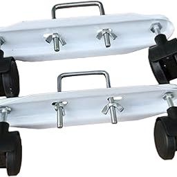 THE STYLE SUTRA® 2x Radiators Brackets Universal Wheels Mobile Pulley Bracket-0