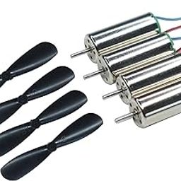 Electronic Spices Metal Dc 3.7V 716 7X16Mm Micro Coreless Motor With Propeller High-Speed Mini Drones (4 Motors + 4 Propellers)-18