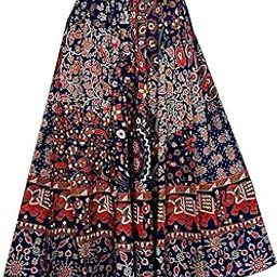 Long Printed Maxi Stylish Morden and Comfortable Skirt-image-37