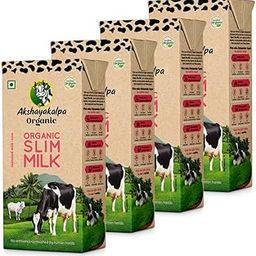 Akshayakalpa Organic Slim Milk (Uht) Pack Of 4 (1 Ltr)- Long Shelf Life, Low Calories, Low Fat, No Chemical Residues, Convenient And Ready-To-Use, Nutritious By Nature, Liquid-image-33