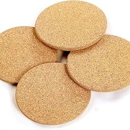 Windup Cork Trivets for Hot Dishes, Hot Pad, Place Mat - Export Quality 7inch - Set of 4 (Natural) - Thick & Absorbent, Non Slippery, Heat Resistant, Eco-Friendly, Made in India-13