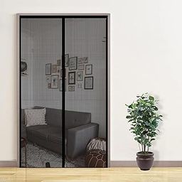 TurtleGrip Polyester Door Mosquito Net with Full Frame Hook&Loop for Main Doors, Bedroom, Kitchen & Balcony Doors (210x105 cm, Brown)| Measure Before Order-image-20
