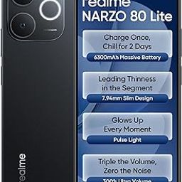 realme NARZO 80 Lite 4G (Obsidian Black, 4GB+64GB) | 6300mAh Segment's Biggest Battery | 7.94mm Slim Design | 300% Ultra Volume | Pulse Light: 9 Colors, 5 Glow Modes | Ai Assist-image-51
