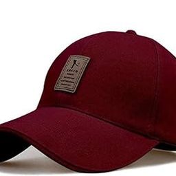 Cotton Sports Cap for Men & Women | Adjustable Strap | Lightweight & Comfortable | UV Protection | Outdoor & Casual Wear for Running, Gym, Travel & Sports | Color - MaroonPack of 1-picture-43