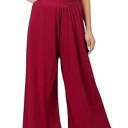 Big & Small Palazzo Plus Size Rayon Solid Relaxed Loose Fit Palazzo for Women's and Girls (Available Size S,M,L,XL,2XL,3XL,4XL,5XL,6XL,-image-83